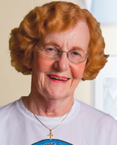 “I might have been apprehensive about knocking on doors when I was young. But now it's fun!”