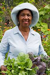 “At 71, I'm living proof that gardening keeps a person healthy and happy.”