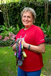“I'm 70, and it's never too late to start something new. Finishing is winning.”